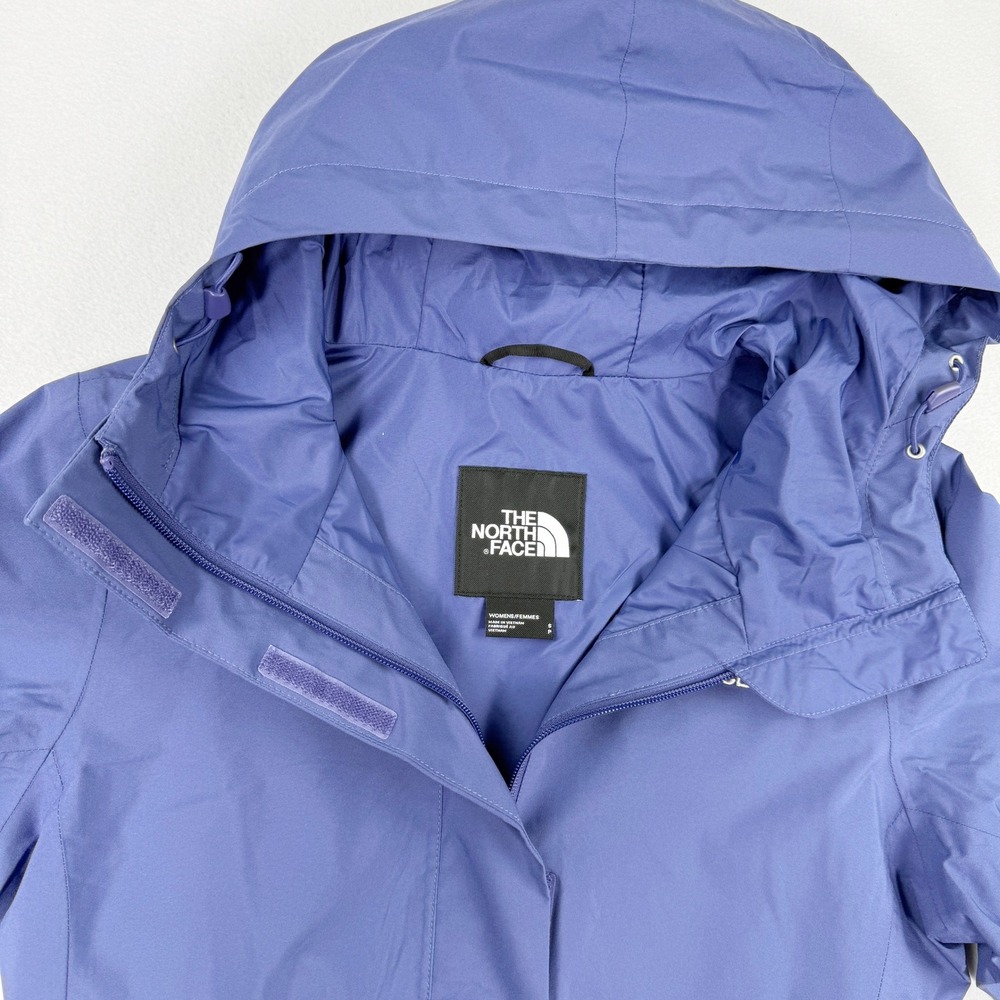 The North‎ Face City Breeze Rain Parka Ii Size S Womens Cave Blue NEW - Picture 6 of 9